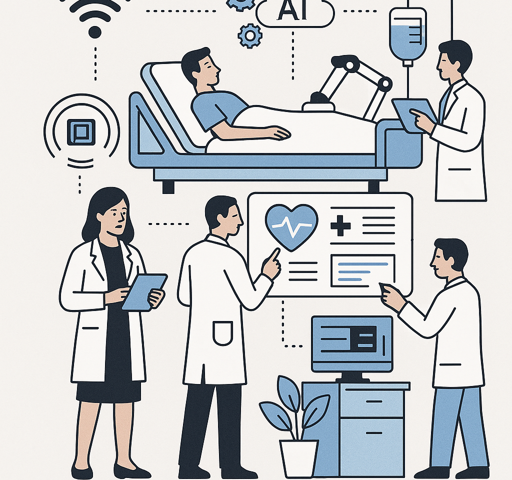 Como a Wi-Fi, IoT e RFID Estão Revolucionando os Hospitais com IA e Análise de Dados